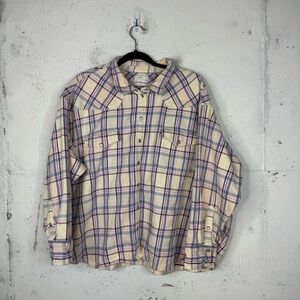 J.Crew Plaid Snap Button Flannell Shacket Jacket XXL